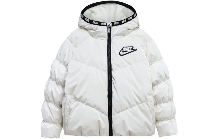 Nike Пуховик Marshmallow белый для подростков