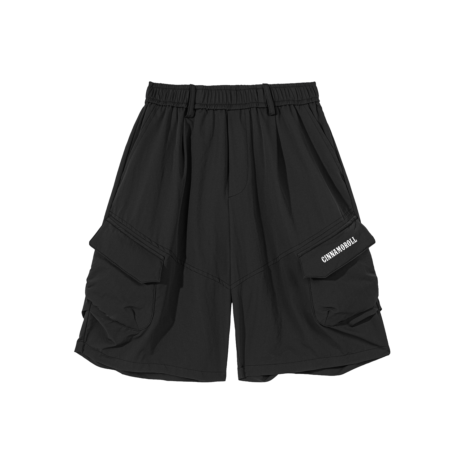 

Шорты повседневные Unisex CINNAMOROLL Yugui Dog Sanrio, черный