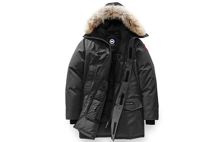 

Мужской пуховик Canada Goose, цвет graphite color