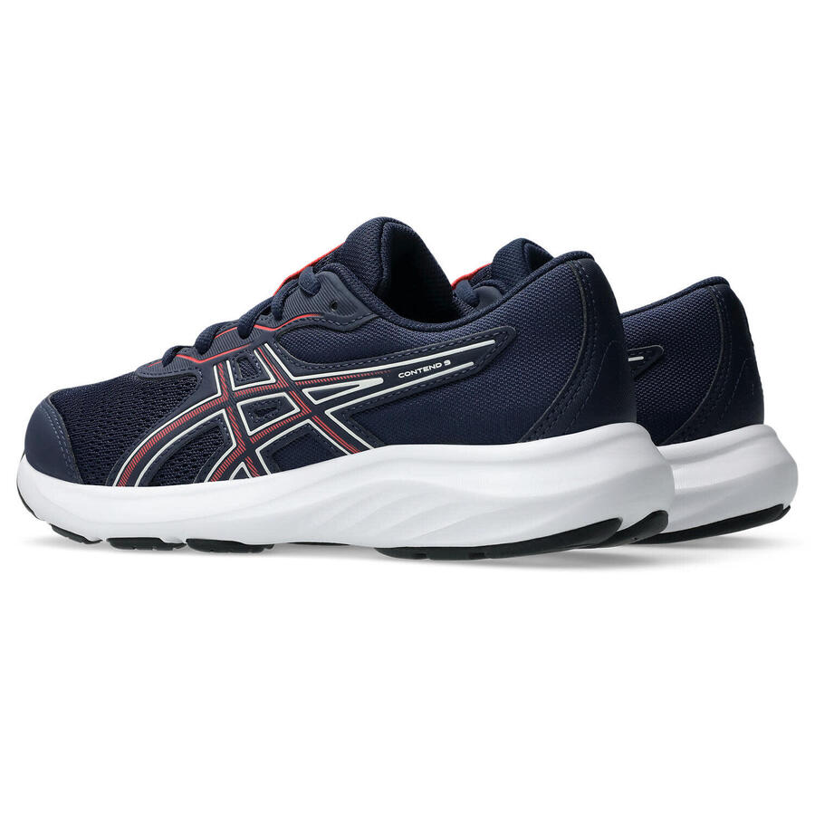 Детские кроссовки для бега ASICS Contend 9 GS — темно-синий/ярко-красный — фото 3