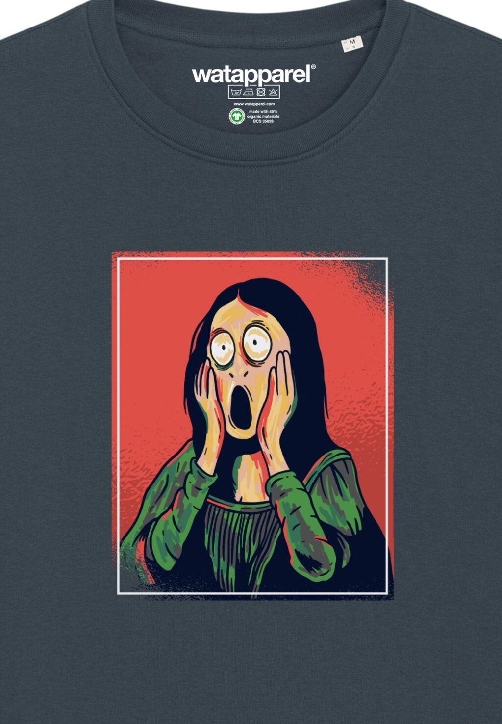 

Толстовка MONA LISA SCREAM watapparel, антрацит