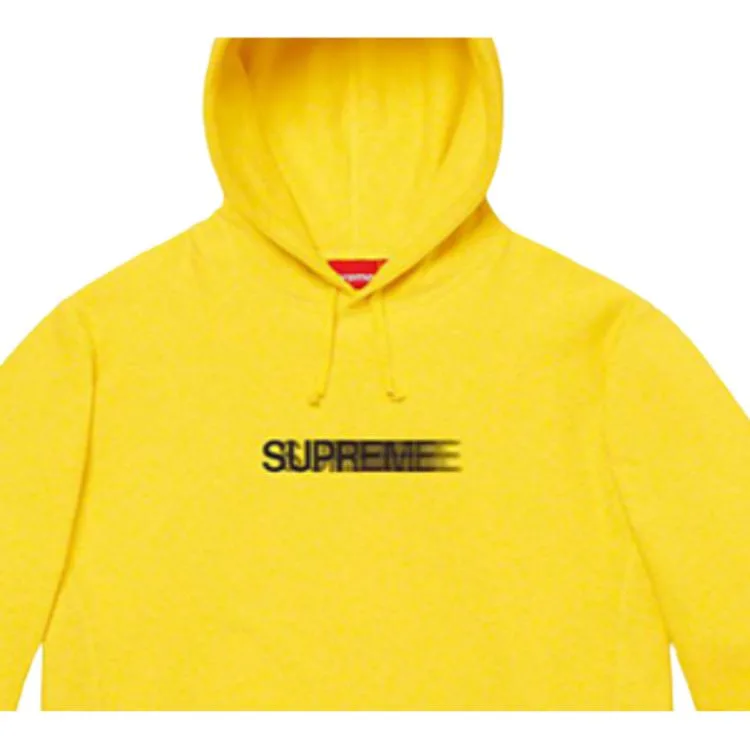 Толстовка с капюшоном Motion Logo SS23 Supreme, желтый — фото 3