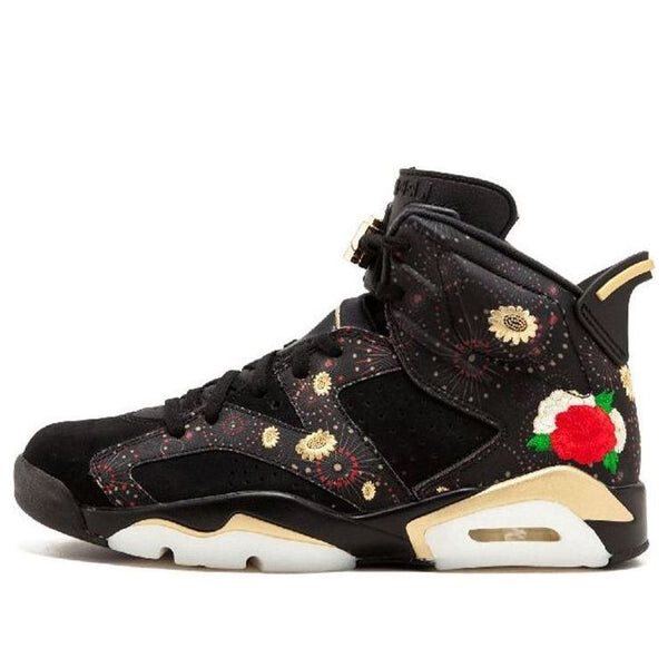 

Кроссовки 6 retro 'chinese new year' Air Jordan, черный