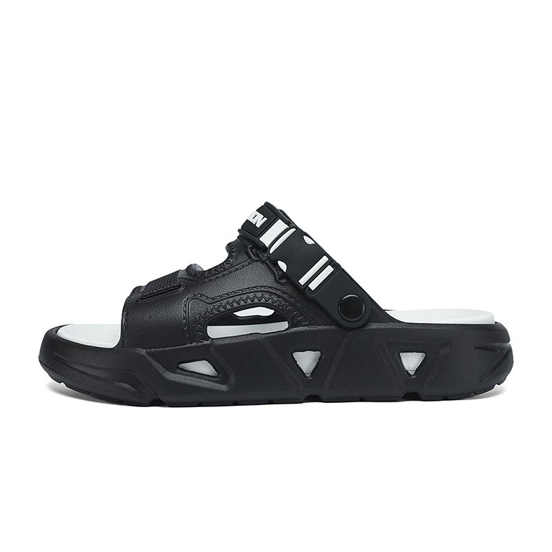 

NANJIREN Пляжные сандалии мужские черно-белые, цвет Black White