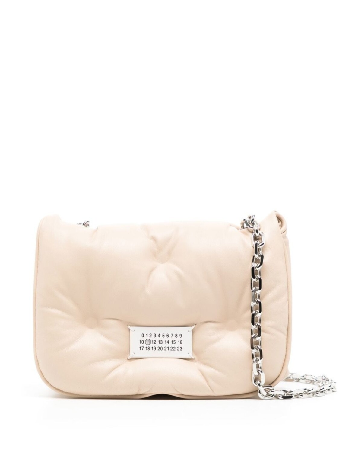 

Maison Margiela маленькая сумка на плечо Glam Slam Flap, нейтральный цвет