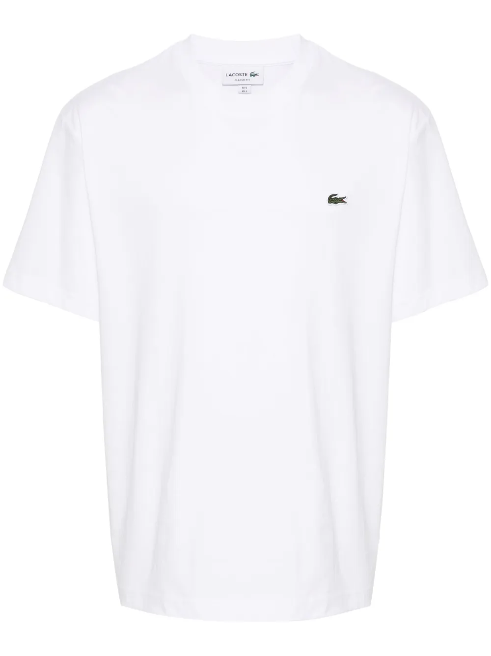 

Футболка с нашивкой-логотипом Lacoste, белый