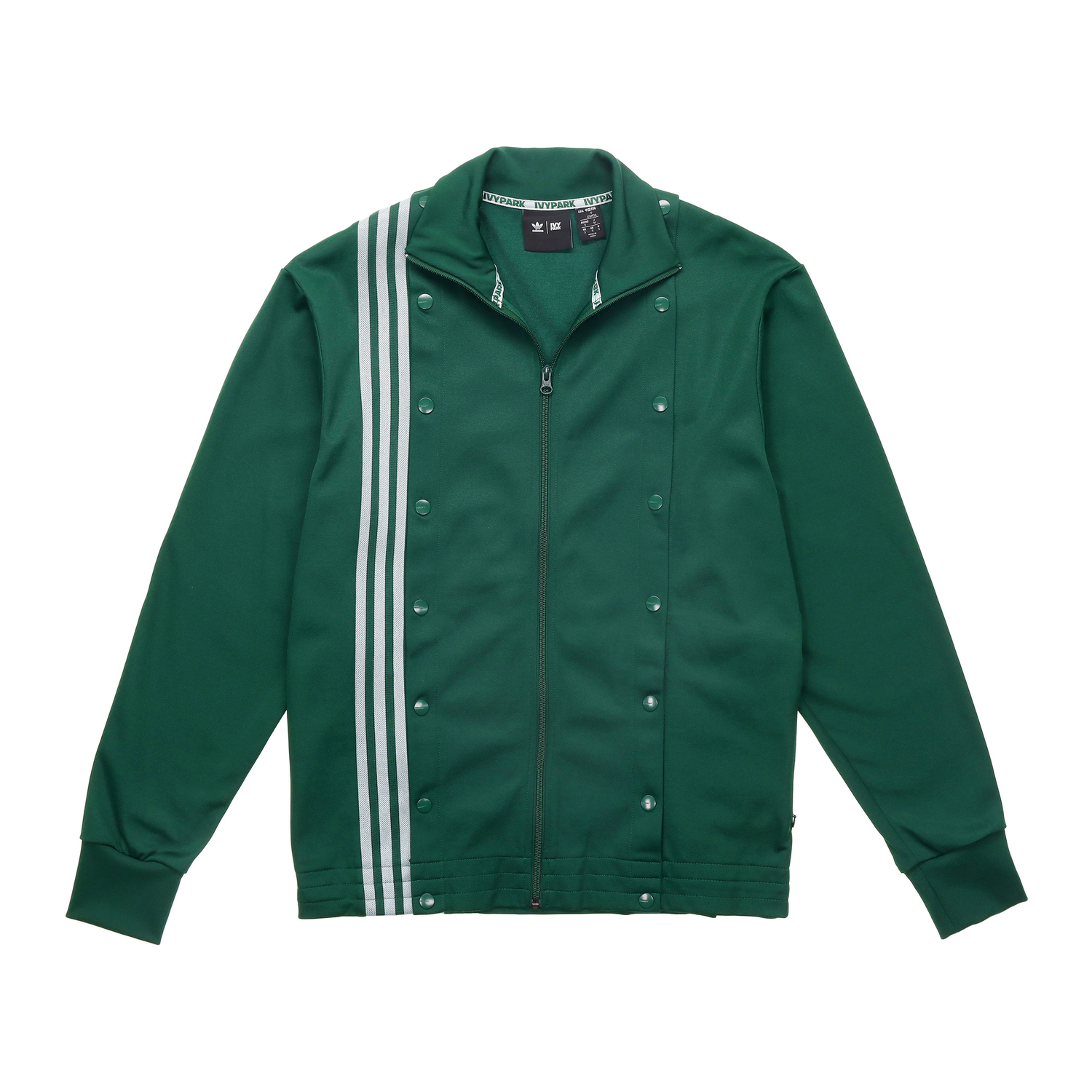 Adidas Ivy Park Тренировочная Курка с 3 Полосками Унисекс Adidas Originals, Травяной Зеленый — фото 2