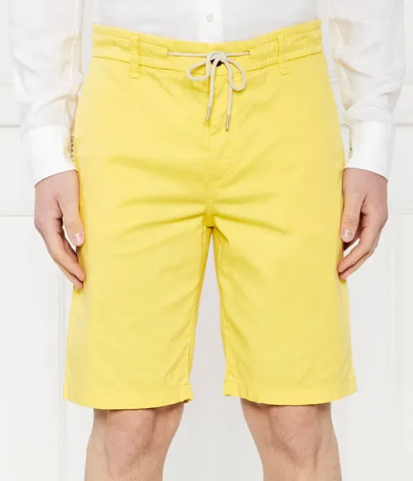 Шорты Чинос tapered fit Boss Orange, желтый