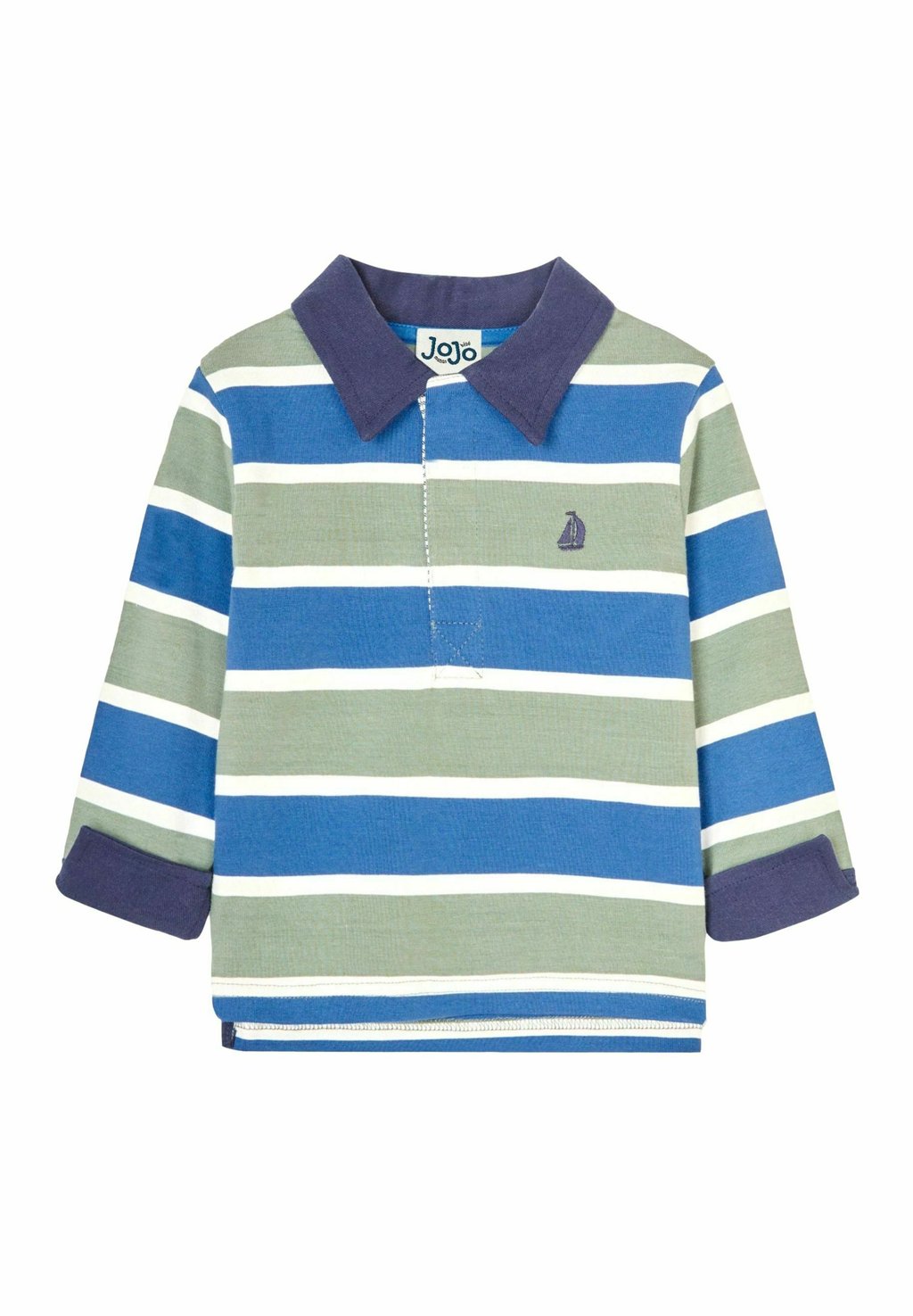 

Рубашка поло STRIPE RUGBY REGULAR FIT JoJo Maman Bébé, зеленый