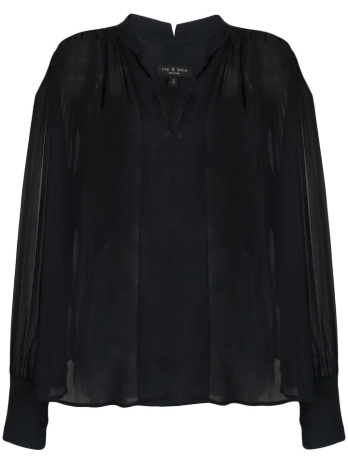 

rag & bone легкая блузка оверсайз, синий