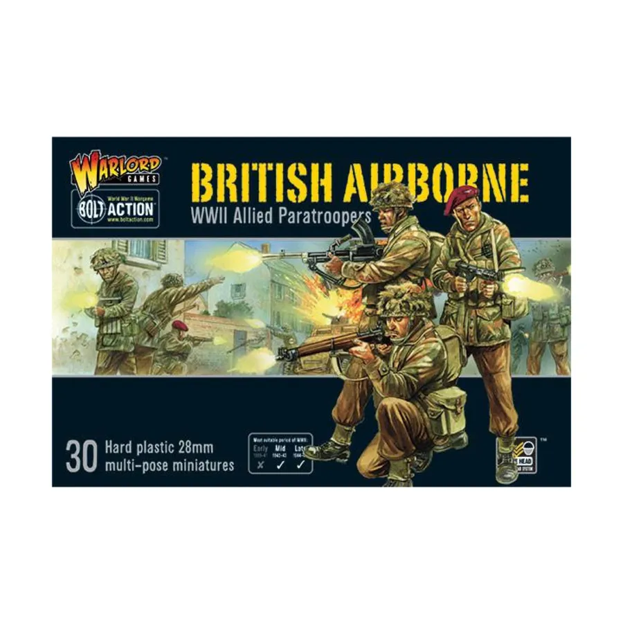 

Британский воздушно-десантный, Bolt Action - British Airborne (28mm)