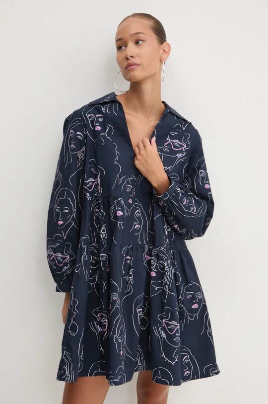 

LOuiSVILLE платье из хлопка Desigual, темно-синий