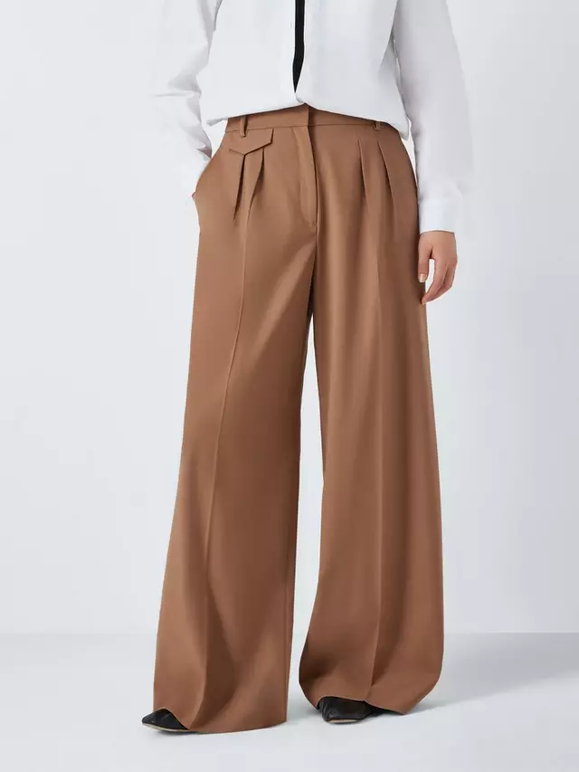 

Брюки John Lewis Extreme Wide Leg, цвет dark camel