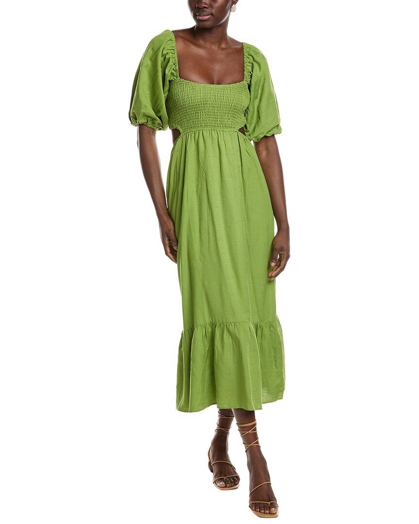 

Платье макси OPT Leighton, chartreuse