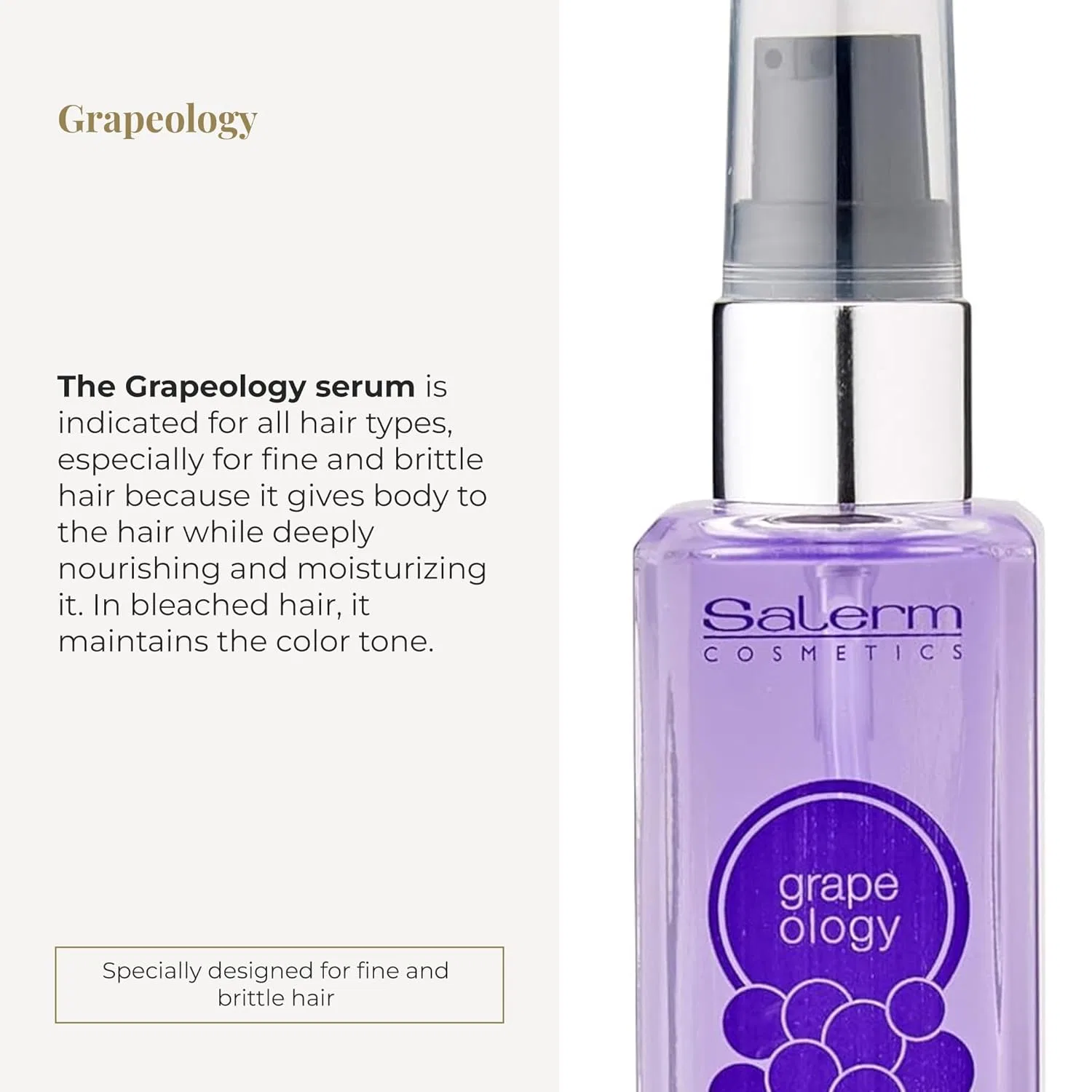 Натуральное масло Grapeology 60 мл от Salerm Cosmetics Salerm — фото 2