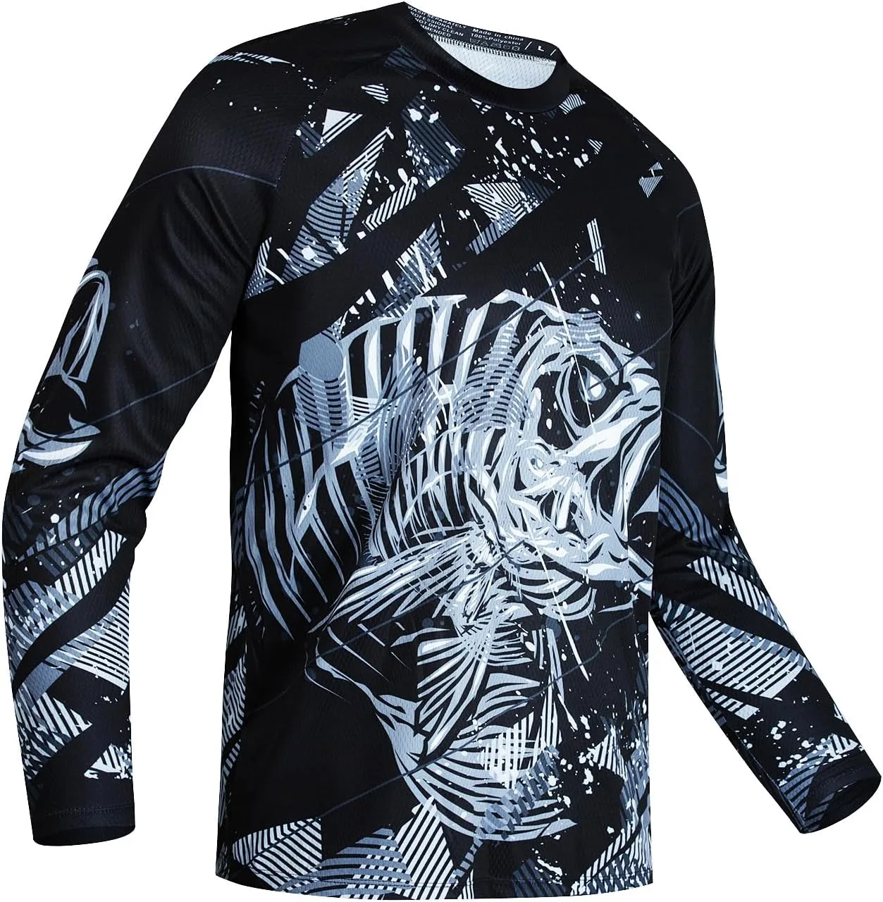 

JPOJPO мужская рыболовная рубашка с длинным рукавом — дышащая, охлаждающая, легкая