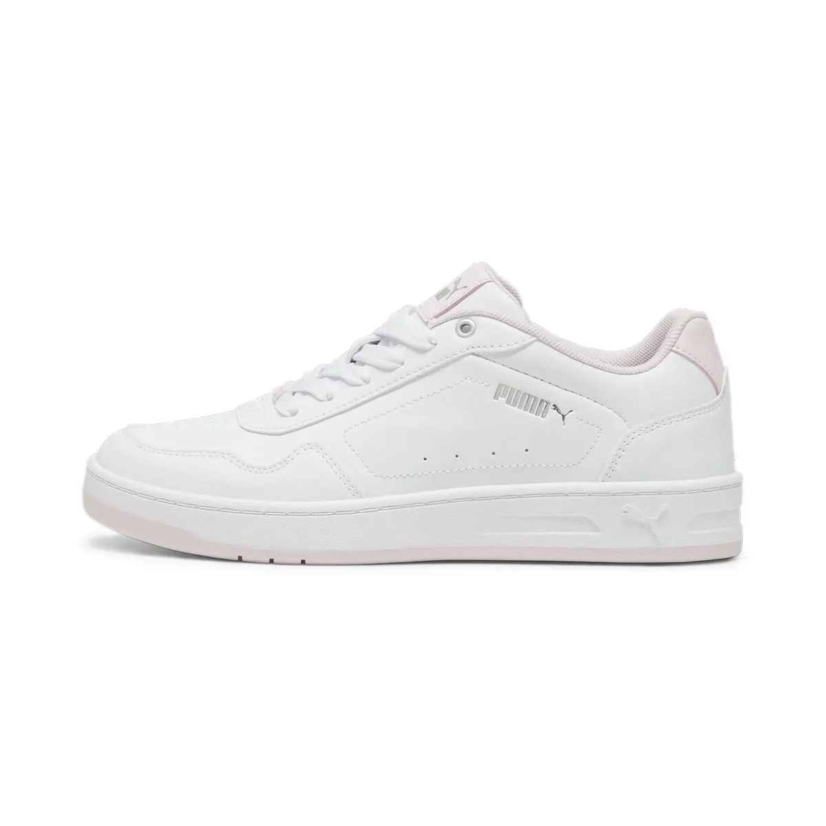 Кроссовки PUMA "COURT CLASSY", цвет Puma White-Whisp Of Pink- Puma Silver — фото 2