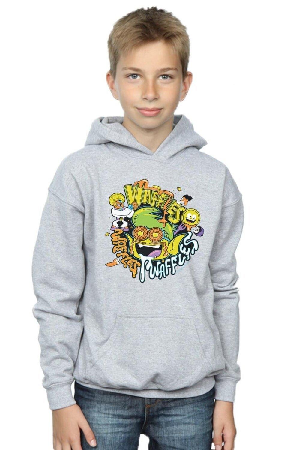 

Толстовка Teen Titans Go Waffle Mania DC Comics, серый