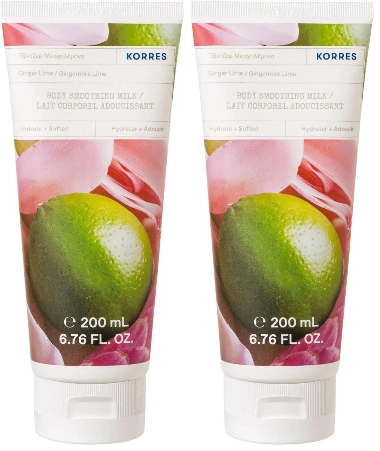 Разглаживающее молочко для тела «Ginger Lime» от KORRES Korres