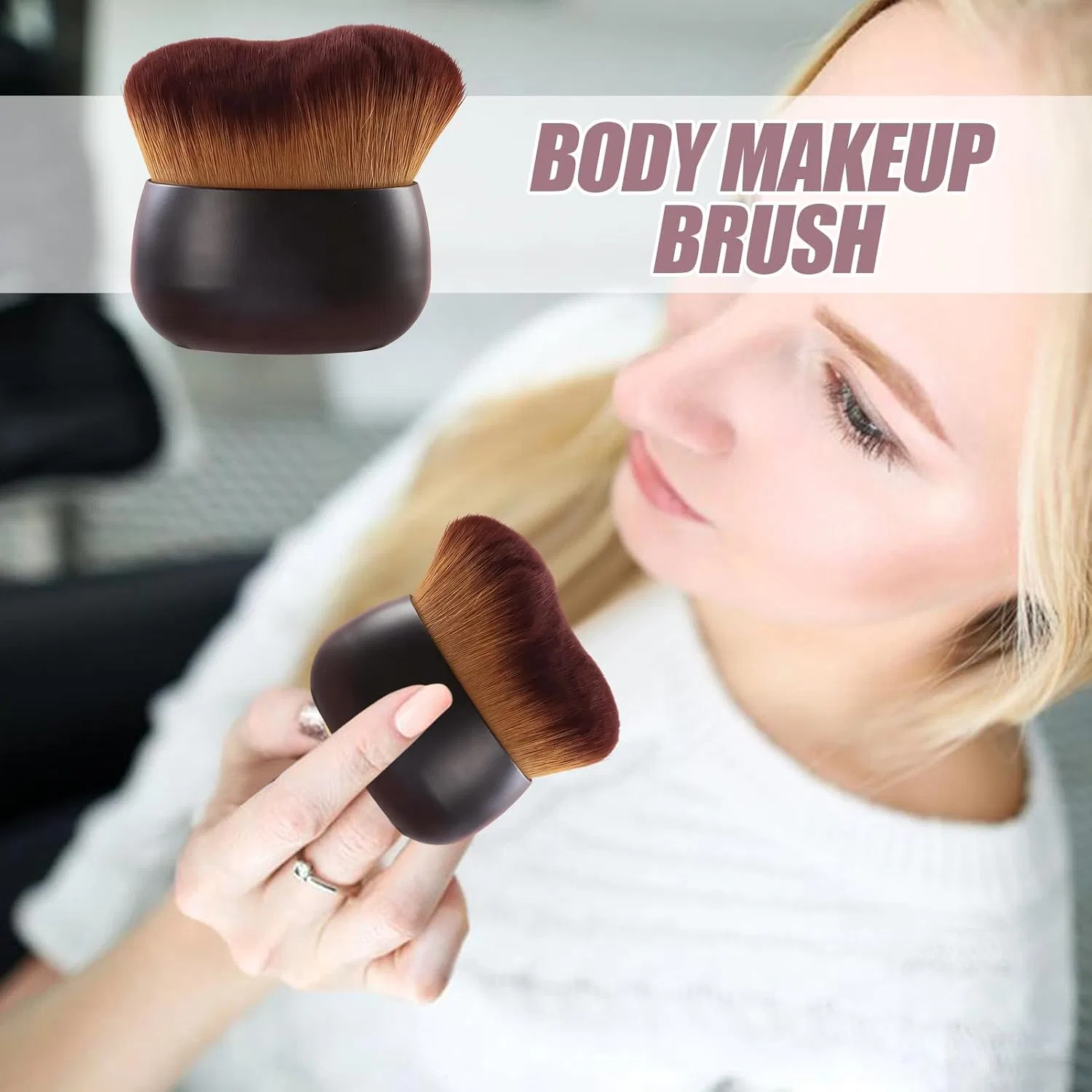 Кисть для тела Body Bronzer Brush, черный — фото 4