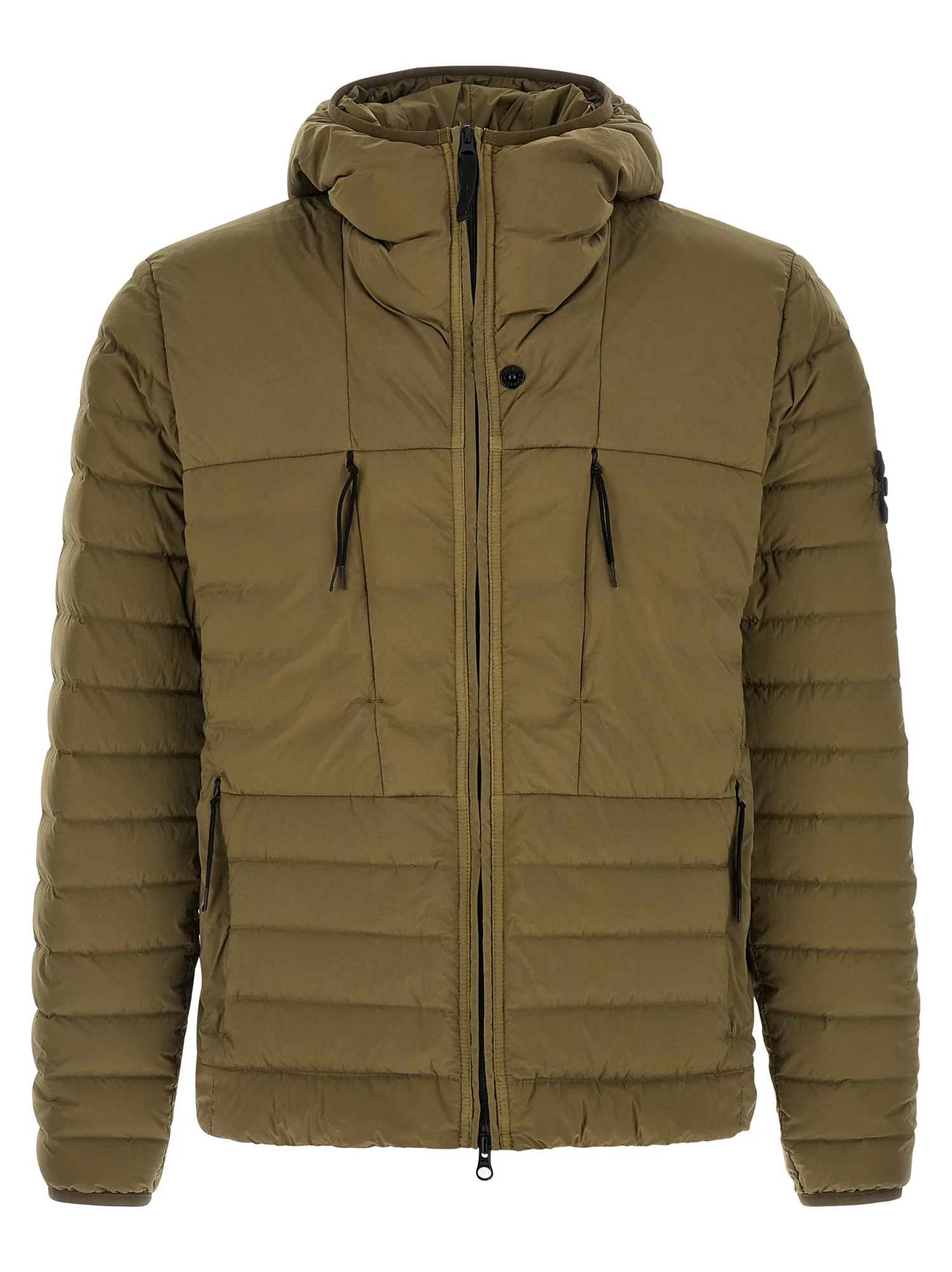 Пуховик '4100106' Stone Island, зеленый