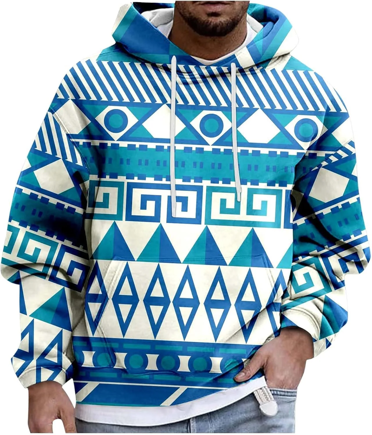 

Толстовка с капюшоном African Wind, оверсайз, принт