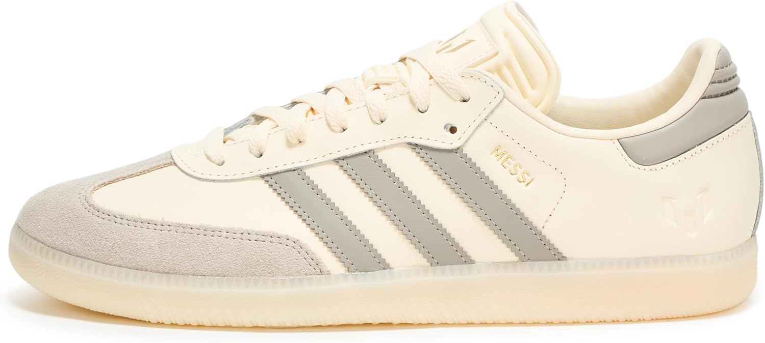 Мужские кроссовки Adidas Samba Messi, белый/коричневый/кремовый/светло-коричневый — фото 2