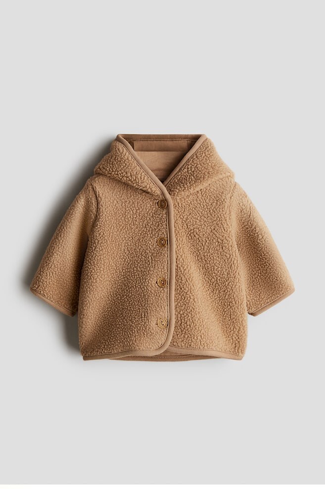 

Куртка из плюшевого флиса H&M, бежевый
