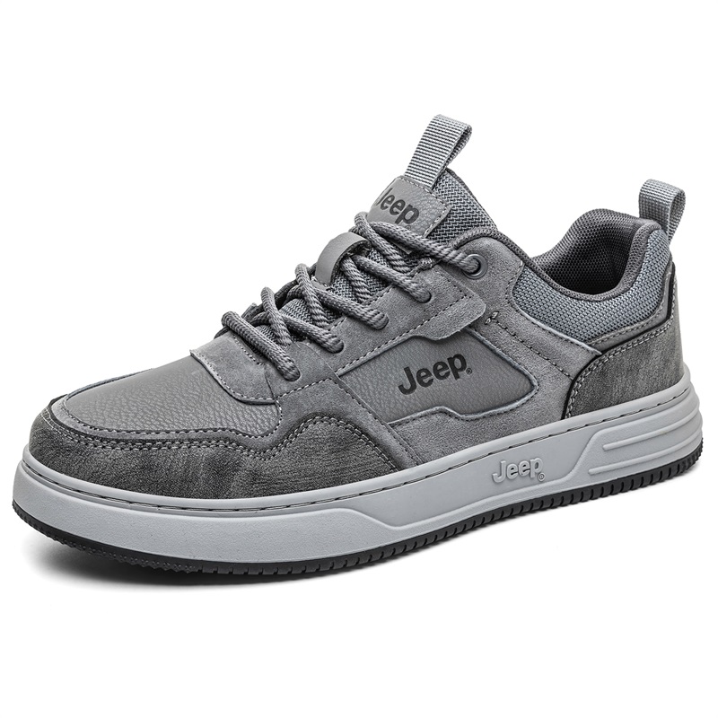 

Классические винтажные скейтерские кроссовки мужские Slip Resistant с амортизацией, износостойкие, легкие, низкие Jeep, soft mist серый