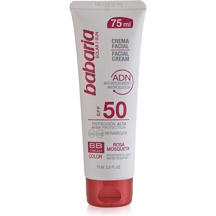 

Solar Adn Bb Солнцезащитный крем с шиповником Spf50 75 мл, Babaria