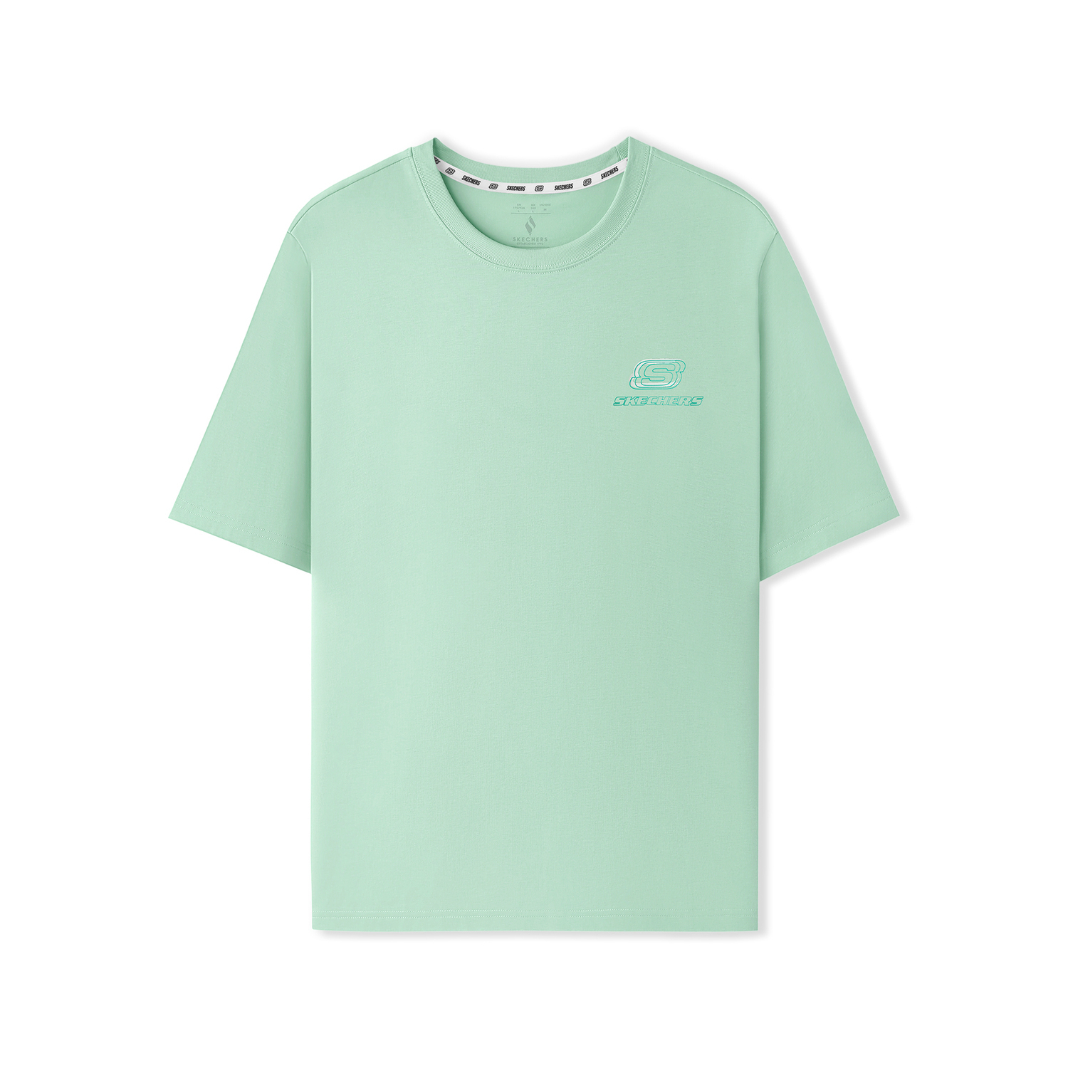 

Футболка Unisex Sports Life Collection Slight Green Skechers, зеленый