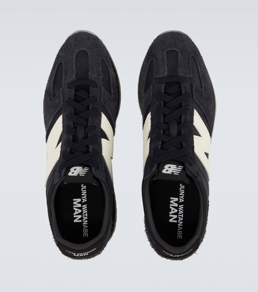 Новые кроссовки New Balance 471 с отделкой из замши Junya Watanabe, Black — фото 4