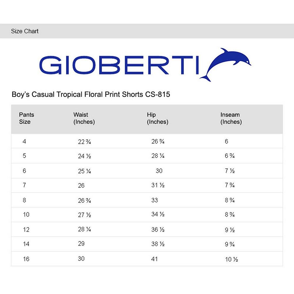 Gioberti Boy's Garment Wash Повседневные шорты с тропическим цветочным принтом, 5 карманов, цвет Charcoal — фото 2