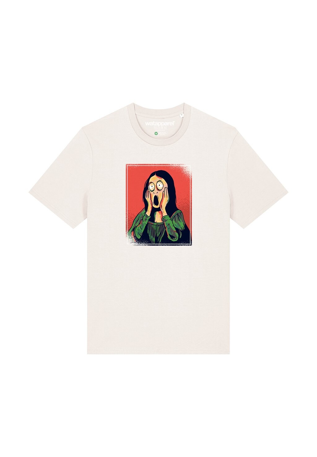 

Футболка с принтом MONA LISA watapparel, белый