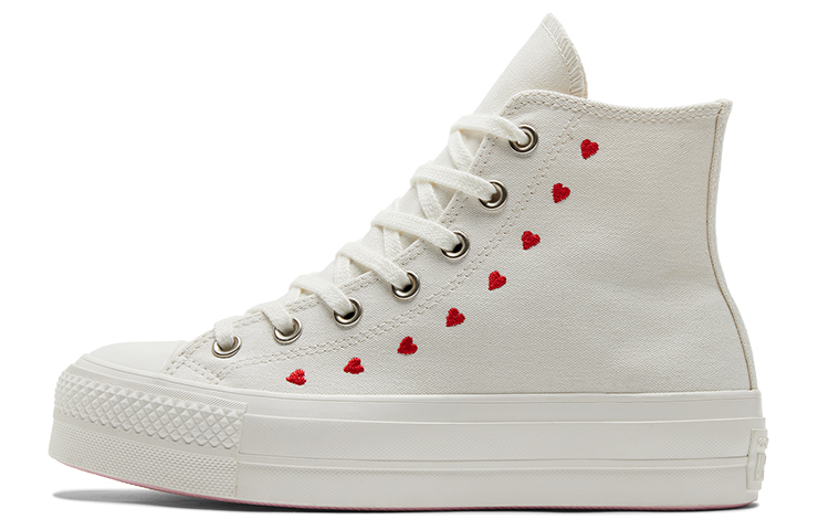 

Кеды Converse Chuck Taylor All Star Lift Hi White Red Women's