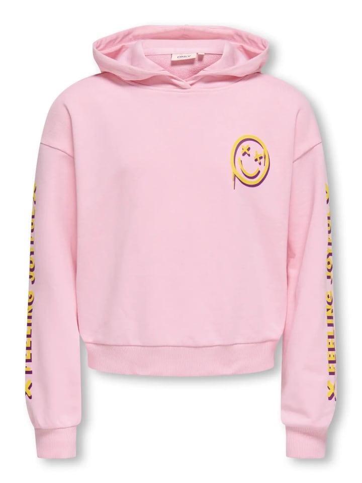 

KIDS ONLY Худи KOGSMILE LIFE с длинными рукавами, цвет «романтическая роза»