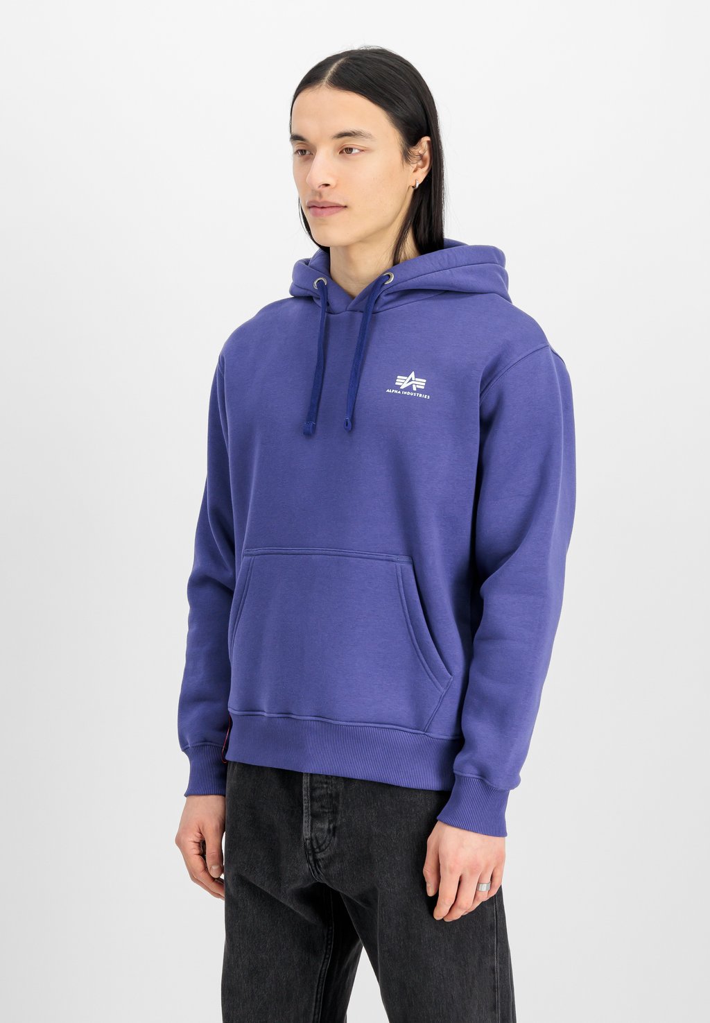 

Толстовка BASIC SMALL LOGO - Hoodie Alpha Industries, фиолетовый