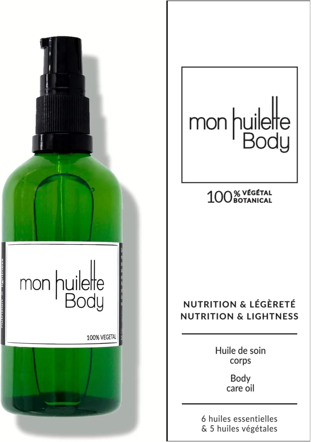 Масло для тела Organic & Vegan Body Oil, LES HUILETTES, 90 мл