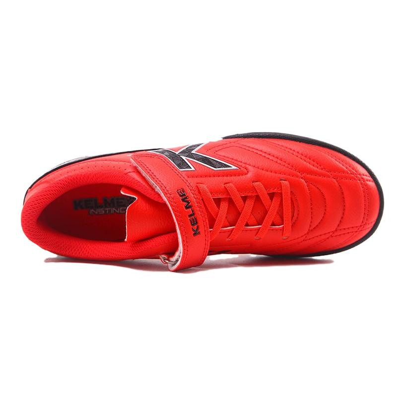 Детские футбольные бутсы Kids Low-top красные/черные Kelme, красный/черный — фото 4