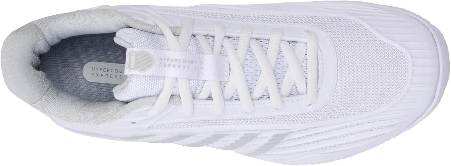Кроссовки теннисные K-Swiss Hypercourt Express 3 Clay, White/Down Blue/Silver — фото 3