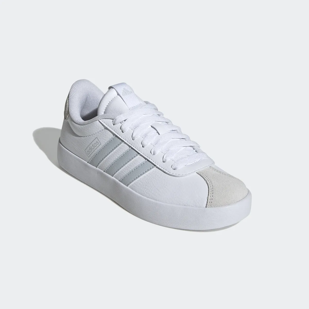 

Кроссовки Adidas Sportswear "VL COURT 3.0", вдохновленные дизайном Adidas Samba, цвет Cloud White / Halo Blue / Grey One