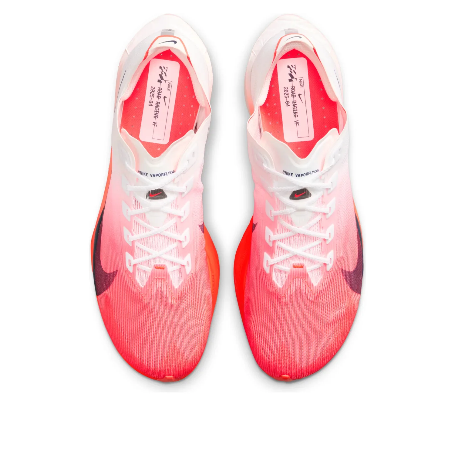 Кроссовки Nike Vaporfly 4 'White Midnight Navy Bright Crimson', красный — фото 2