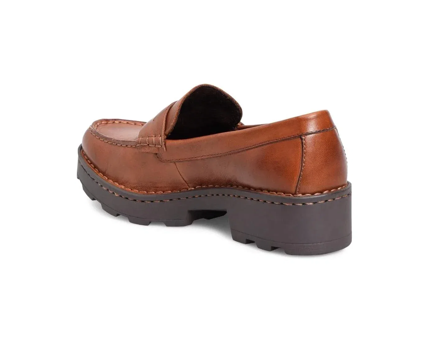BÃ¸rn Мужские лоферы Born Carrera BR0041706, коричневые, с рифленой подошвой и мокасиновым носком, модель HAWK3123 — фото 4