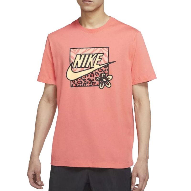 

Футболка мужская оранжево-красная Nike, Красный, Футболка мужская оранжево-красная Nike