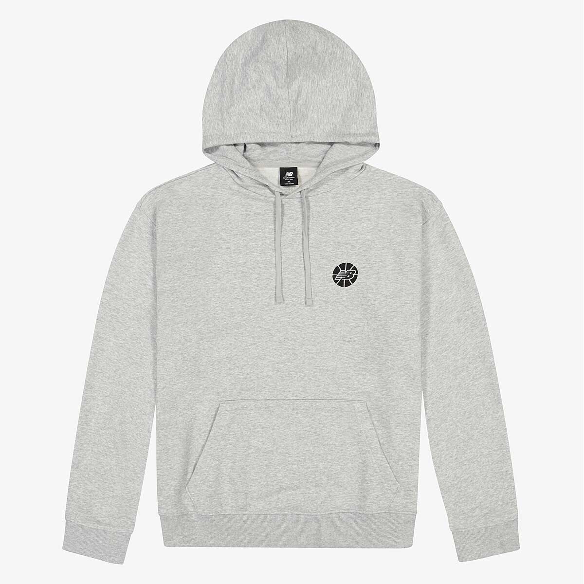 

Толстовка Hoops Essentials Hoody New Balance, цвет Grau