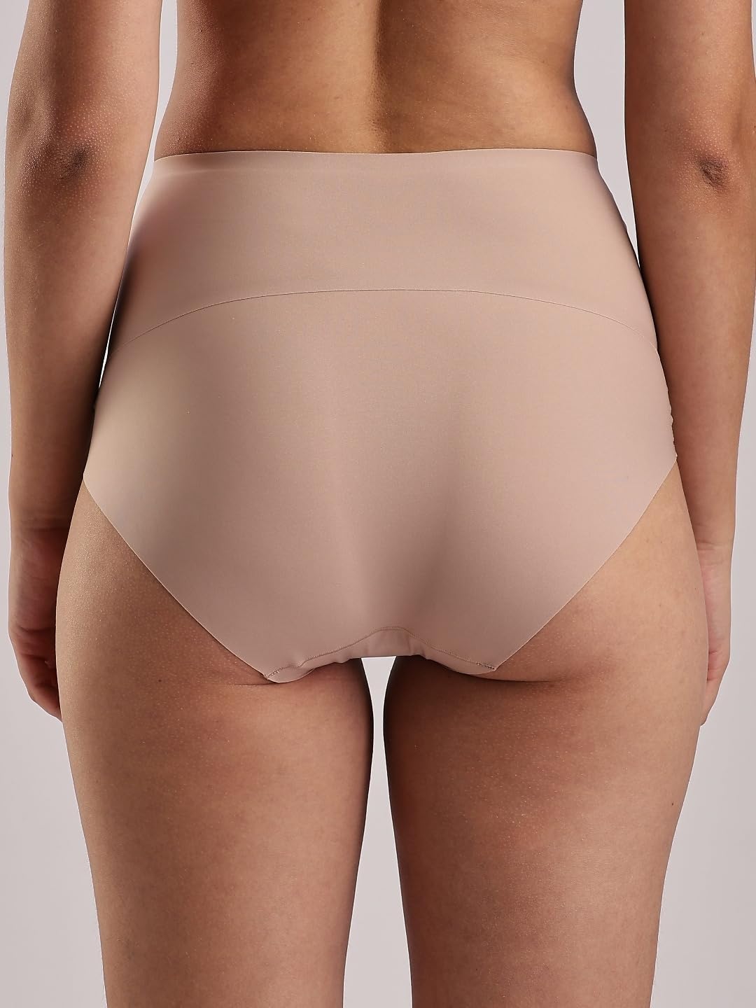 Утягивающие трусики-слипы Calvin Klein с высокой талией, вторая кожа, женские, Cedar — фото 3