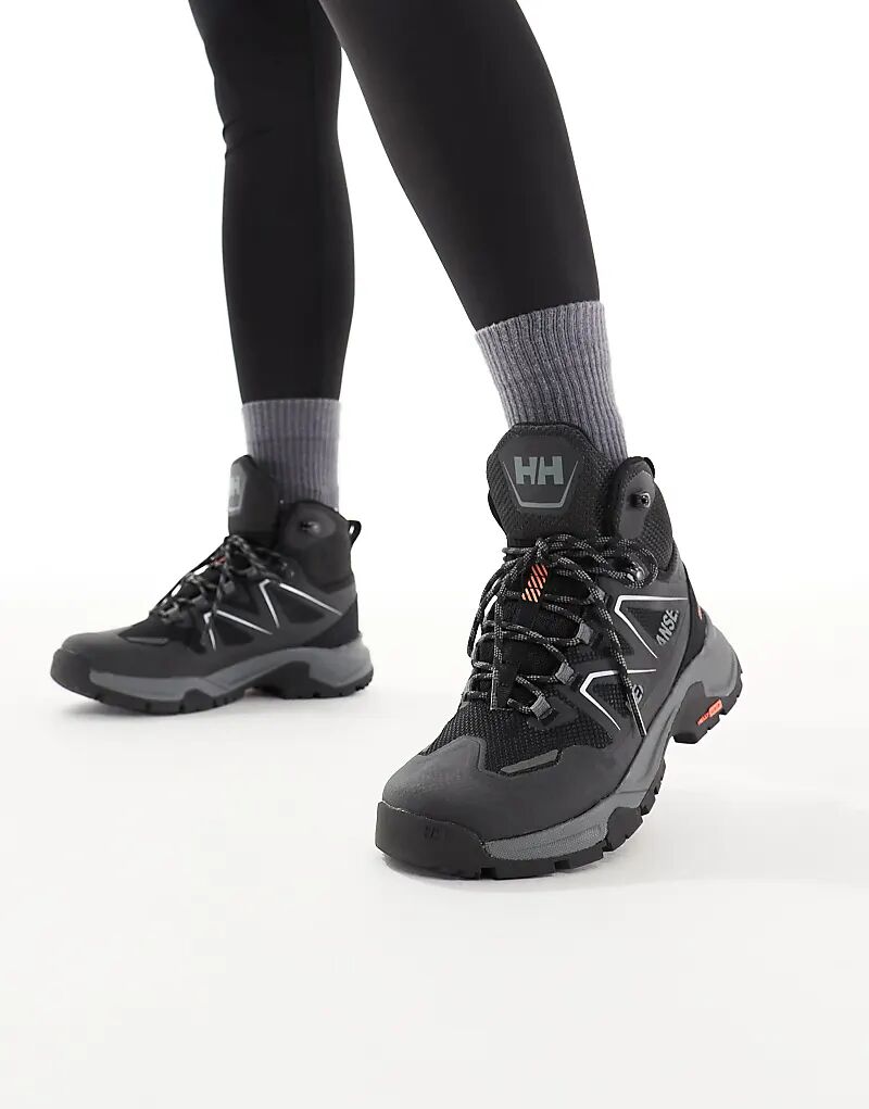 Среднего размера походные кроссовки Helly Hansen Cascade черного цвета