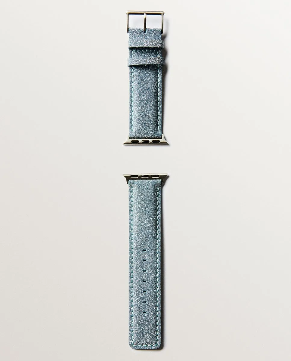

Ремешок для Apple Watch, серый, кожаный Aristocrazy