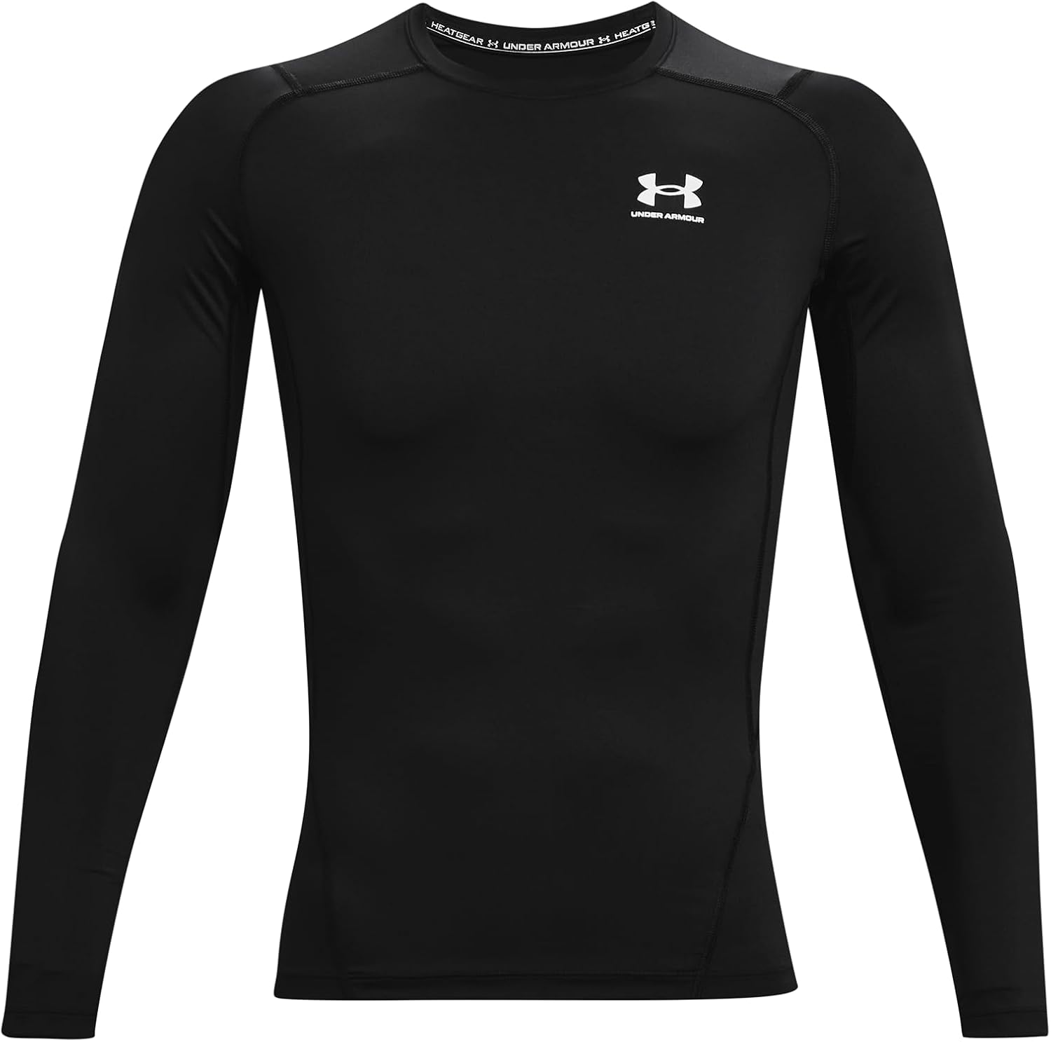 

Under Armour мужская футболка HeatGear Compression с длинным рукавом, Black (001)/White