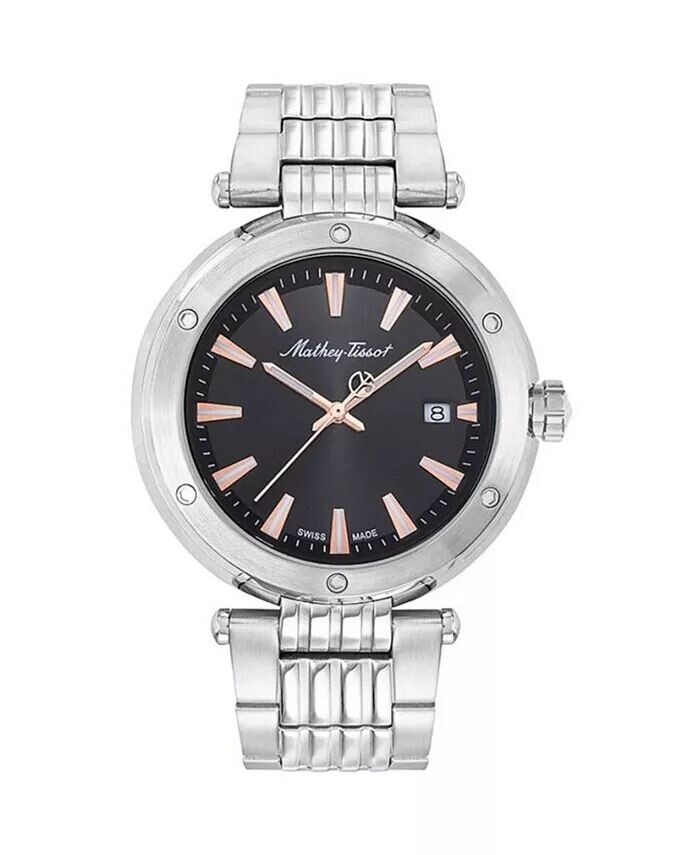 

Мужские часы Neptune с черным циферблатом — H912RRN Mathey Tissot, черный